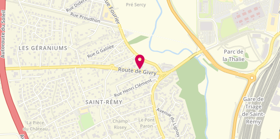 Plan de BLAVIGNAC Jeanne, 12 Route de Givry, 71100 Saint-Rémy