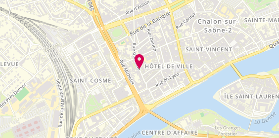Plan de LEYNAUD François, 22 Rue Gloriette, 71100 Chalon-sur-Saône