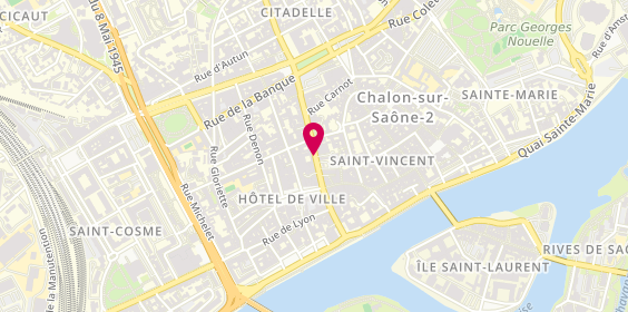 Plan de PACI Anne France, 13 A Rue Général Leclerc, 71100 Chalon-sur-Saône
