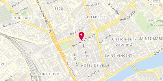 Plan de CHAPELLE Jean Laurent, 41 Rue Denon, 71100 Chalon-sur-Saône
