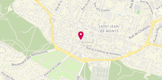 Plan de BARRETEAU Martine, 8 Rue de la Plage, 85160 Saint-Jean-de-Monts