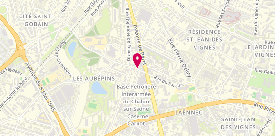 Plan de Vicheth Lim, 8 Avenue de l'Aubepin, 71100 Chalon-sur-Saône