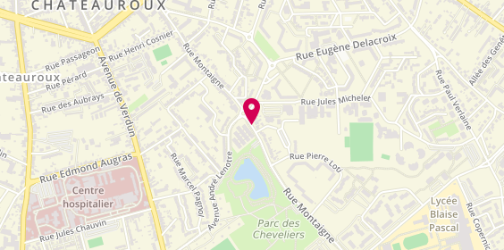 Plan de GUÉRIN Laurine, 109 Rue Montaigne, 36000 Châteauroux
