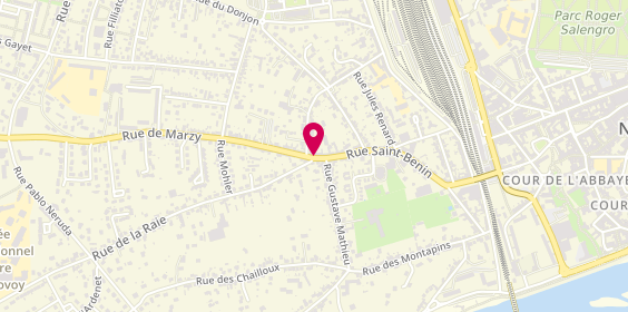 Plan de BEN AMOR Yassine, 37 Rue Saint Benin, 58000 Nevers