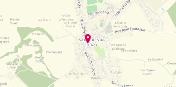 Plan de THIEBOT Rémi, 1 Rue de la Princesse de Croy, 58270 Saint-Benin-d'Azy