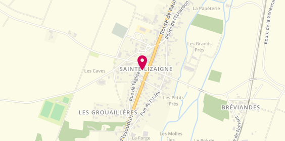 Plan de MOURAUD Anabelle, 1 Ter Route de Paudy, 36260 Sainte-Lizaigne