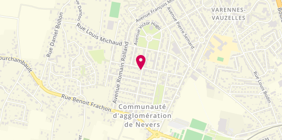 Plan de ALLAIX Michel, 13 Avenue Louis Fouchère, 58640 Varennes-Vauzelles