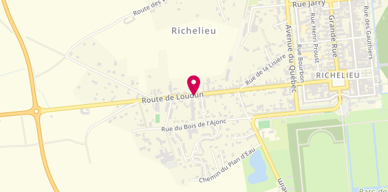 Plan de MAGALHAES Guilherme, 34 Route de Loudun, 37120 Richelieu