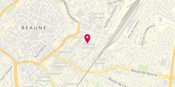 Plan de BOURSON CHANUT Laurence, 12 Rue du Faubourg Saint Jean, 21200 Beaune