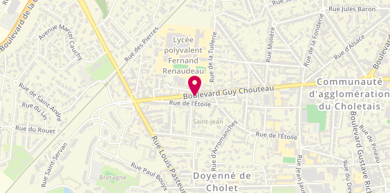 Plan de GAUDIN Nathalie, 85 Boulevard Guy Chouteau, 49300 Cholet