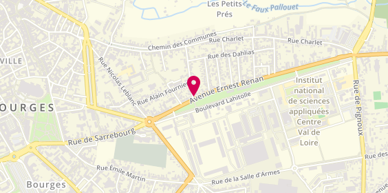 Plan de BELROSE Isabelle, 25 Avenue Ernest Renan, 18000 Bourges