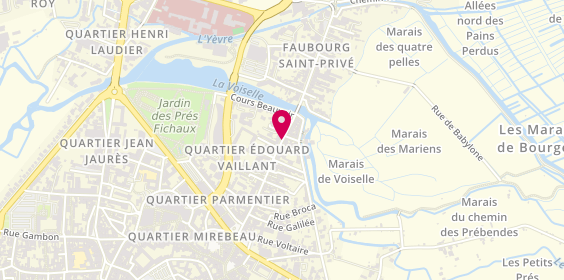 Plan de LEPERE Bertrand, 107 Rue Edouard Vaillant, 18000 Bourges