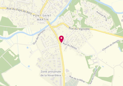 Plan de LE RUYET Delphine, 1 Rue du Plessis, 44860 Pont-Saint-Martin