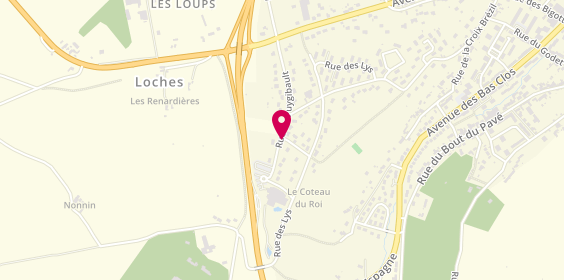 Plan de BAILLY CLAIRE LISE, 22 Rue Puygibault, 37600 Loches