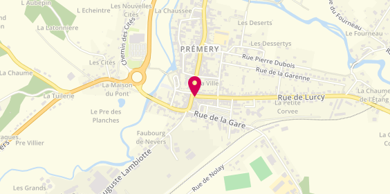 Plan de BOUCHANT Hugues, 4 Route de Lurcy, 58700 Prémery