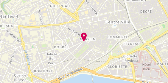 Plan de BLEU Oriane, 1 Rue Gresset, 44000 Nantes