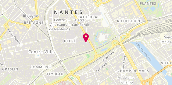 Plan de BERSANI Maxime, 4 Place des Jacobins, 44000 Nantes