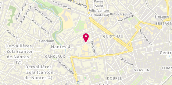 Plan de DUBIGEON LORIN Armelle, 18 Rue Marie Anne du Boccage, 44000 Nantes