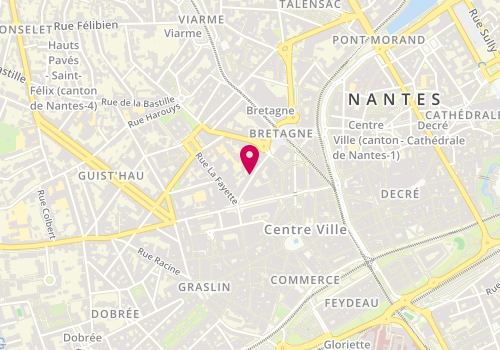 Plan de LEGER Marie Liesse, 5 Rue de Budapest, 44000 Nantes