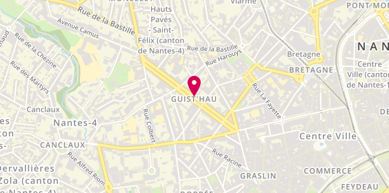 Plan de ANGOT MASSIP Isabelle, 22 Boulevard Gabriel Guist'Hau, 44000 Nantes