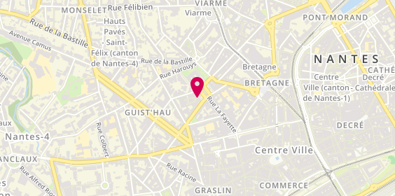 Plan de NOURRY Christine, 5 Place Aristide Briand, 44000 Nantes