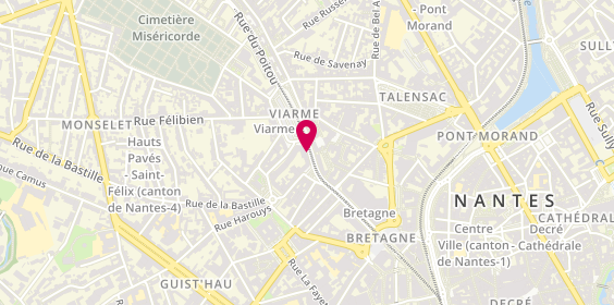 Plan de HAOND Jean Denis, 3 Rue Porte Neuve, 44000 Nantes