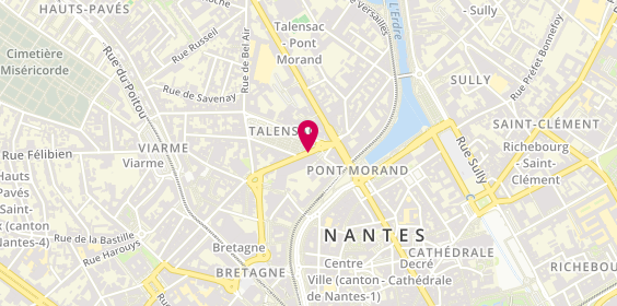 Plan de Mathé-DE LA PINSONNAIS Caroline, 9 Rue Jeanne d'Arc, 44000 Nantes