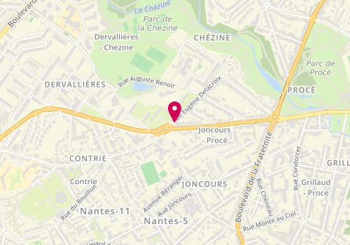Plan de LOYEN Christine, 2 Place Vincent Auriol, 44100 Nantes