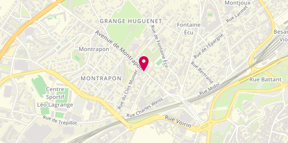 Plan de CHARROPPIN Frédéric, 13 Bis Avenue Montrapon, 25000 Besançon