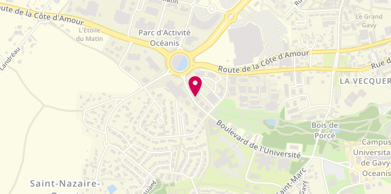 Plan de TREMOUREUX Arnaud, 42 Boulevard de l'Universite, 44600 Saint-Nazaire
