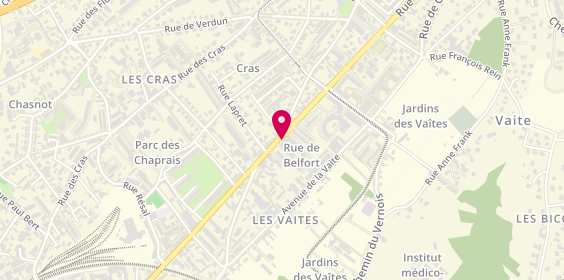 Plan de CHAGOT Chantal, 128 C Rue de Belfort, 25000 Besançon