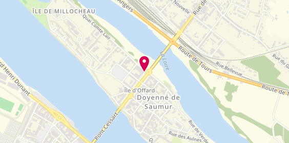 Plan de GARNIER Sylvie, 77 Avenue du General de Gaulle, 49400 Saumur
