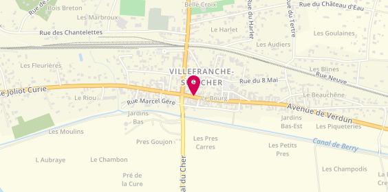 Plan de AUGOYARD Eric, 11 Avenue de Verdun, 41200 Villefranche-sur-Cher