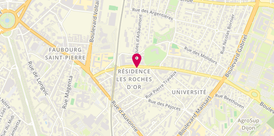 Plan de BOURDIN Clément, 18 Boulevard de l'Université, 21000 Dijon