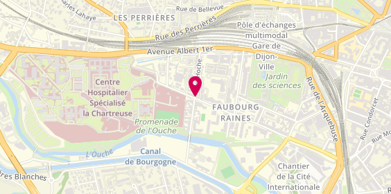 Plan de TALVAT Ophélie, 84 D Rue du Faubourg Raines, 21000 Dijon