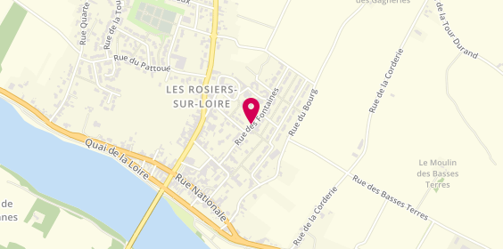 Plan de DELBECQ JEAN MAXIME, 18 Rue des Fontaines, 49350 Gennes-Val-de-Loire