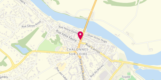 Plan de MOREAU Denis, 10 Rue Nationale, 49290 Chalonnes-sur-Loire
