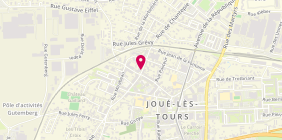 Plan de LECONTE HOSTEN Véronique, 61 Rue de Chantepie, 37300 Joué-lès-Tours