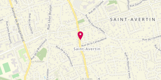 Plan de CORNET Stéphanie, 182 Rue de Cormery, 37550 Saint-Avertin