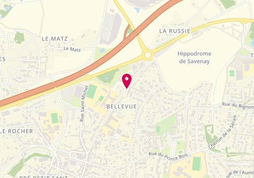 Plan de ROMMAN-SAULNIER Leïla, 28 Rue Joseph Malegue, 44260 Savenay