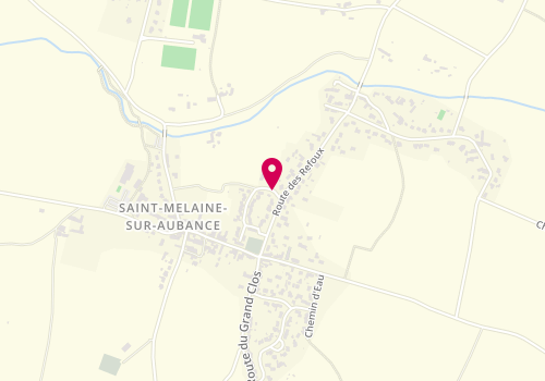 Plan de THUAULT Martine, 3 Rue des Jardins, 49610 Saint-Melaine-sur-Aubance