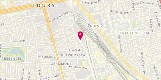 Plan de ROCHARD Tunde, 60 Rue Blaise Pascal, 37000 Tours