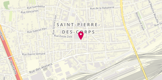 Plan de RICHARD Patricia, 18 Rue Rosenberg, 37700 Saint-Pierre-des-Corps
