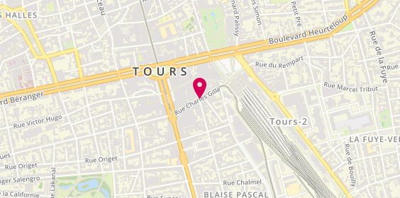 Plan de GROS Guillaume, 25 Rue Charles Gille, 37000 Tours
