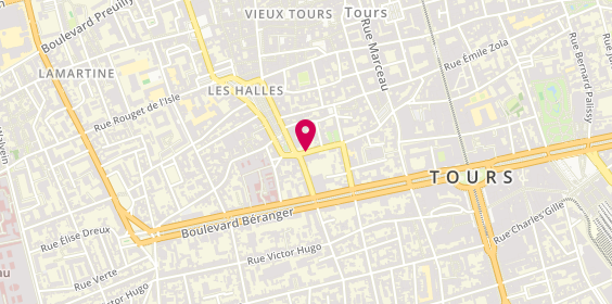 Plan de GUINOT Pierre, 35 Rue de Clocheville, 37000 Tours