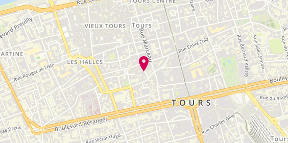 Plan de DECOT RENIE Stéphanie, 9 Rue de Sully, 37000 Tours