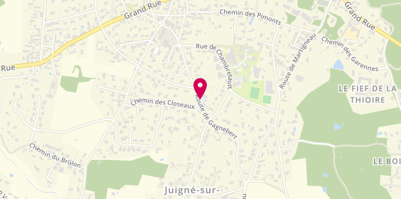Plan de AVRILLON Yvan, 7 Route de Gagnebert, 49610 Les Garennes sur Loire