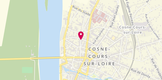 Plan de BUCHET FREGEAI Isabelle, 24 Rue Pasteur, 58200 Cosne-Cours-sur-Loire