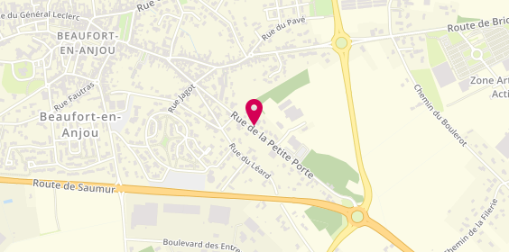 Plan de BEUNARD Karine, 46 Rue de la Petite Porte, 49250 Beaufort-en-Anjou