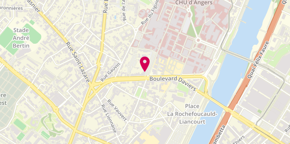 Plan de BISSERET François, 3 Avenue de l'Hôtel Dieu, 49100 Angers